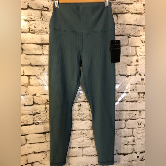 90 DEGREES BY REFLEX RIBBED LEGGINGS - Picture 2 of 8